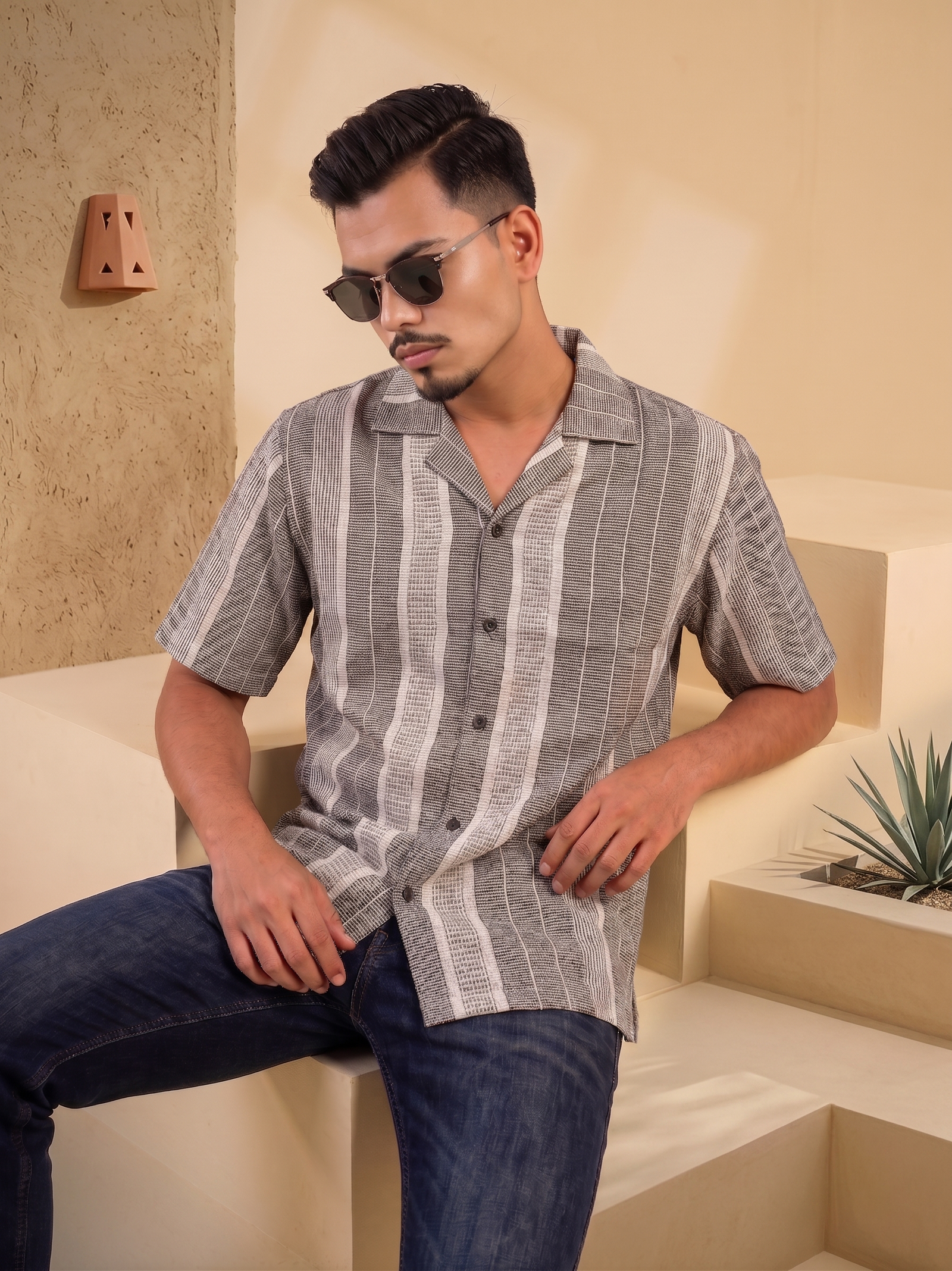 Cuban collar resort shirt - Image 2
