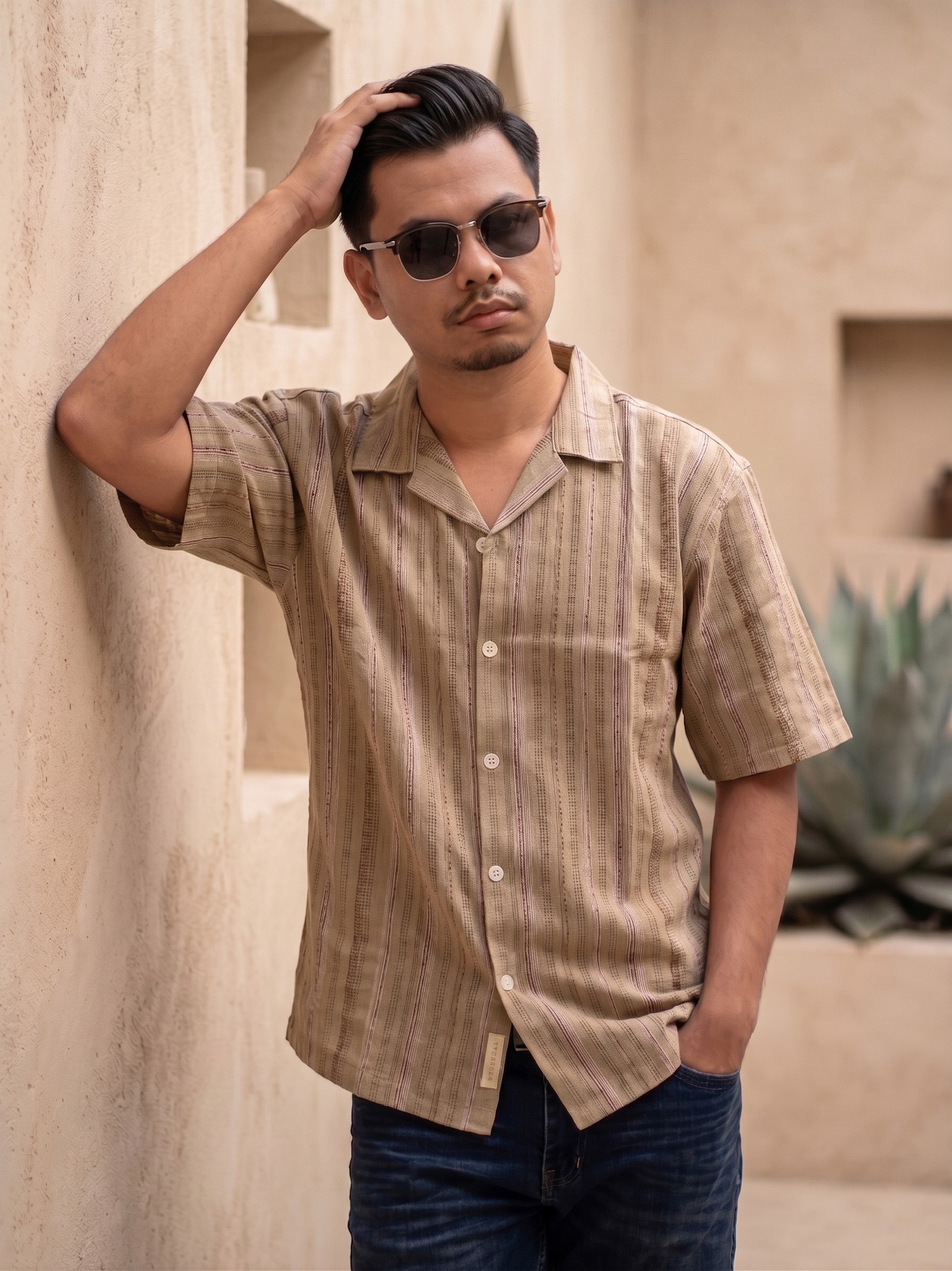 Cuban collar resort shirt - Image 2