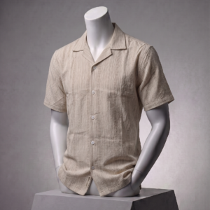 Cuban collar resort shirt