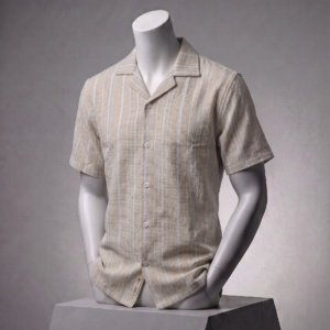 Cuban collar resort shirt